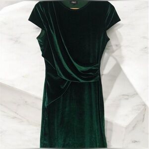Dark green dress A&G